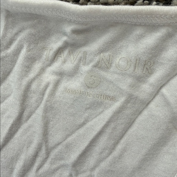 CycleBar White and Red cb tank top small workout gym shirt silver tavi - Picture 3 of 3